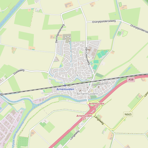 Werkgebied dakdekker Arnemuiden